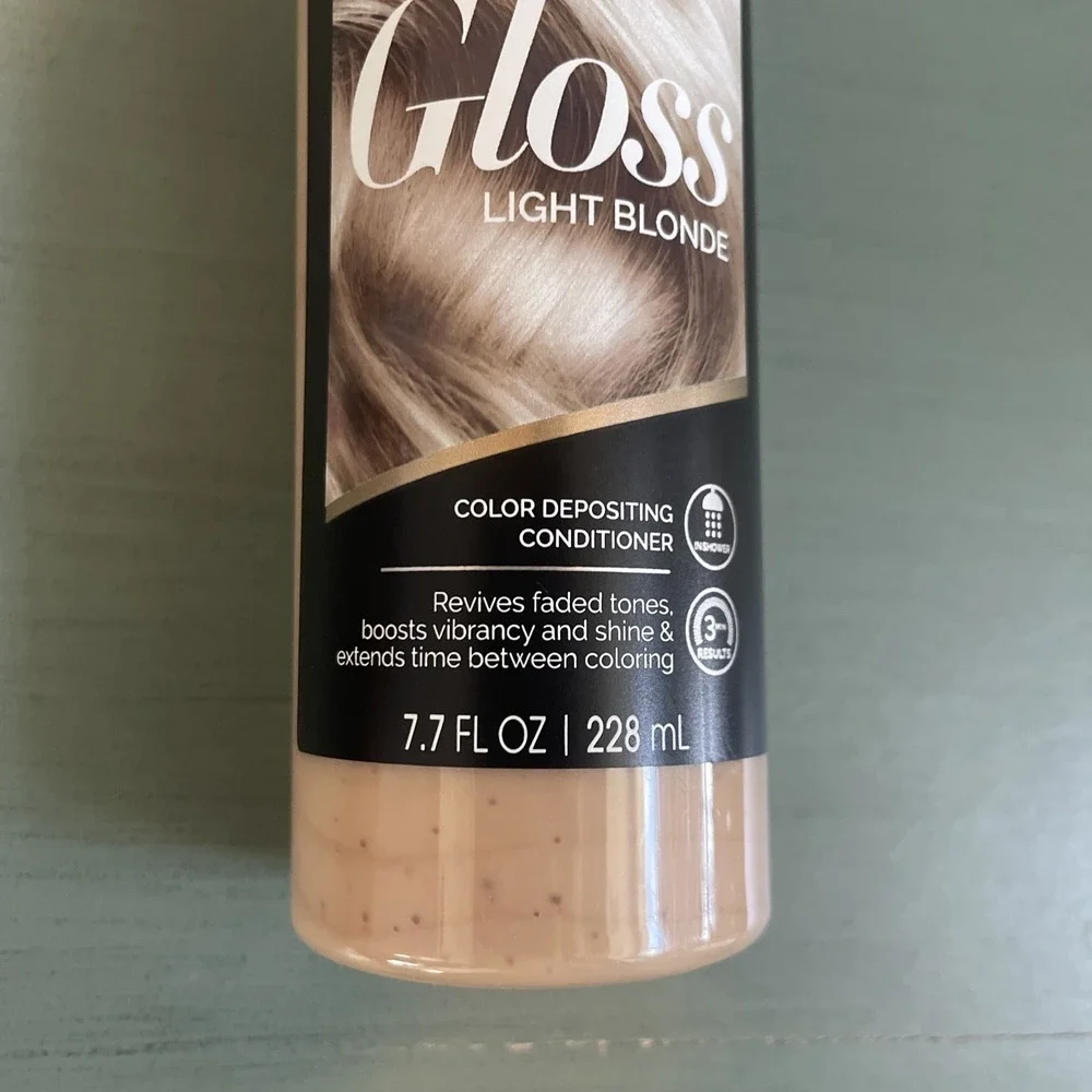 Tresemme GLOSS Color Depositing Conditioner Light Blonde‎ 7.7oz Pump (3 pack)
